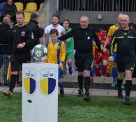 Onze Player escort tijdens DZC'68 1 - Go Ahead Kampen 1