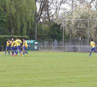 De trein van DZC'68 JO19-3 doet Westervoort aan