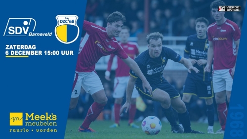 LIVE: SDV Barneveld – DZC’68 op DZC’68 TV