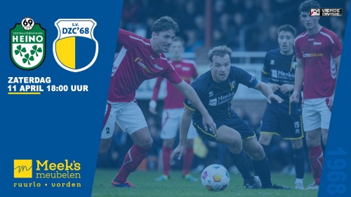 Livestream competitiewedstrijd: vv Heino - DZC'68