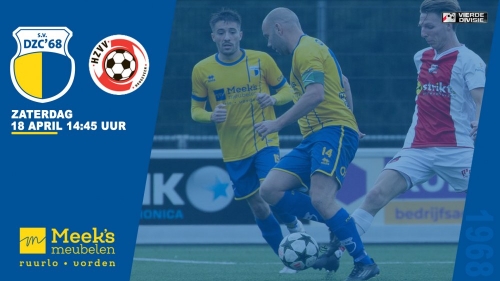 Livestream competitiewedstrijd: DZC'68 - HZVV