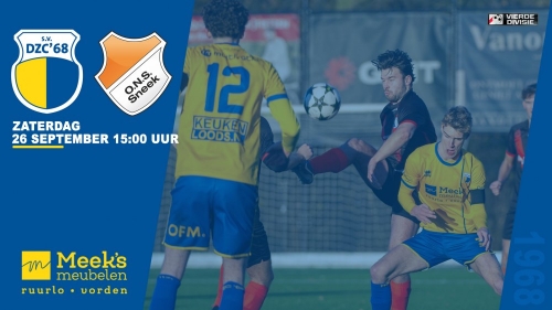 Wedstrijd DZC'68 - Ons Sneek
