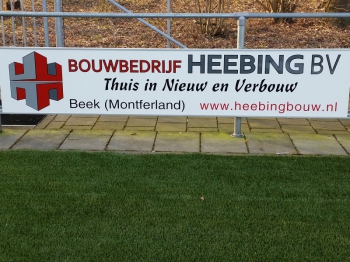 Bouwbedrijf Heebing BV nieuwe bordsponsor DZC’68