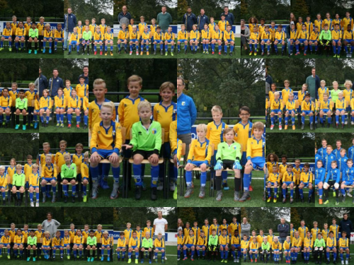 Team foto's staan online