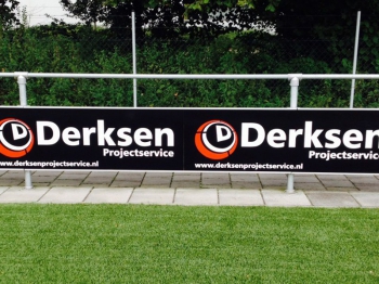 Derksen Projectservice nieuwe bordsponsor!