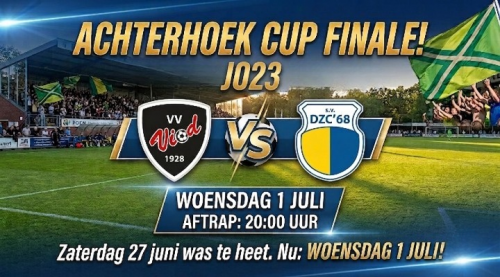 Finale-tijd: JO23-1 strijdt woensdag om de Achterhoek Cup!