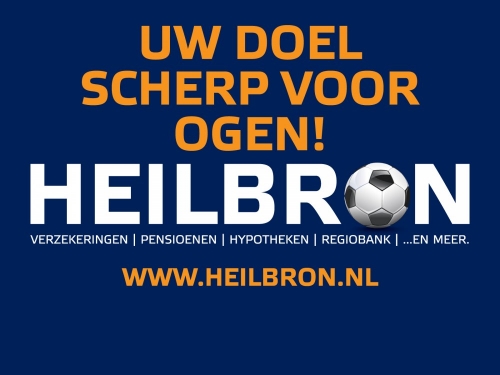 Heilbron Assurantiën van Bronzen naar Zilveren Balsponsor