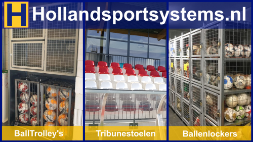 Holland Sport Systems op schermen accomodatie DZC'68