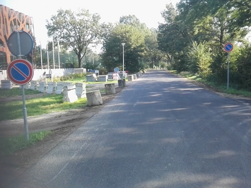 Verboden te parkeren langs de Sportweg