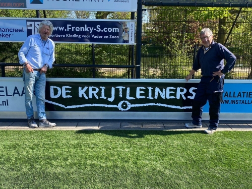 De Krijtleiners trekken de lijn door als bordsponsor