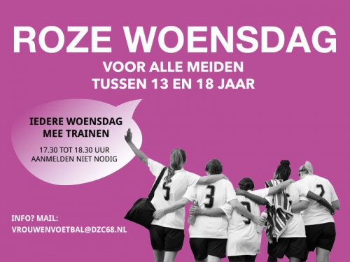 Roze Woensdag bij DZC'68