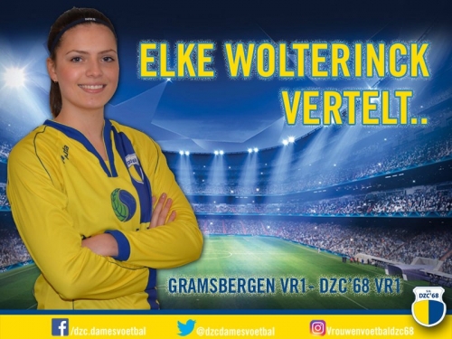 Elke Wolterinck vertelt over de wedstrijd Gramsbergen – DZC’68