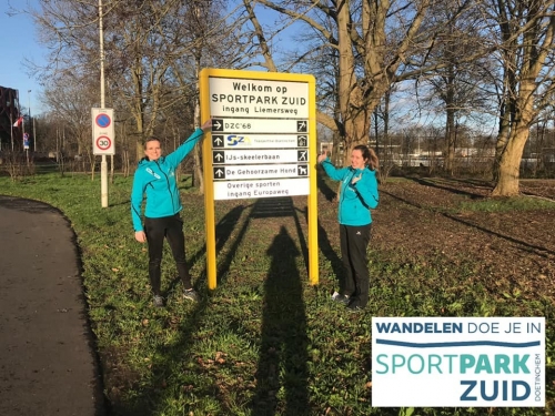 QR Code loop op SportPark Zuid