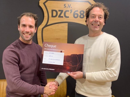 DZC'68 ontvangt prachtige gift Ledenraad Rabobank Graafschap