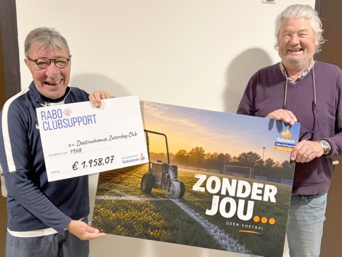 Rabo Clubsupport levert DZC'68 mooi bedrag op