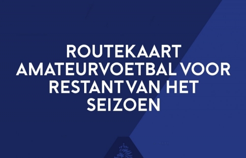 Routekaart amateurvoetbal voor restant van het seizoen