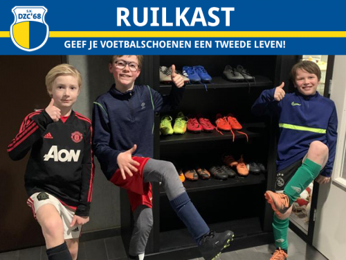 Geef je voetbalschoenen een tweede leven!