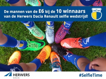 Stem op onze E6, voor Dacia #Selfietime actie