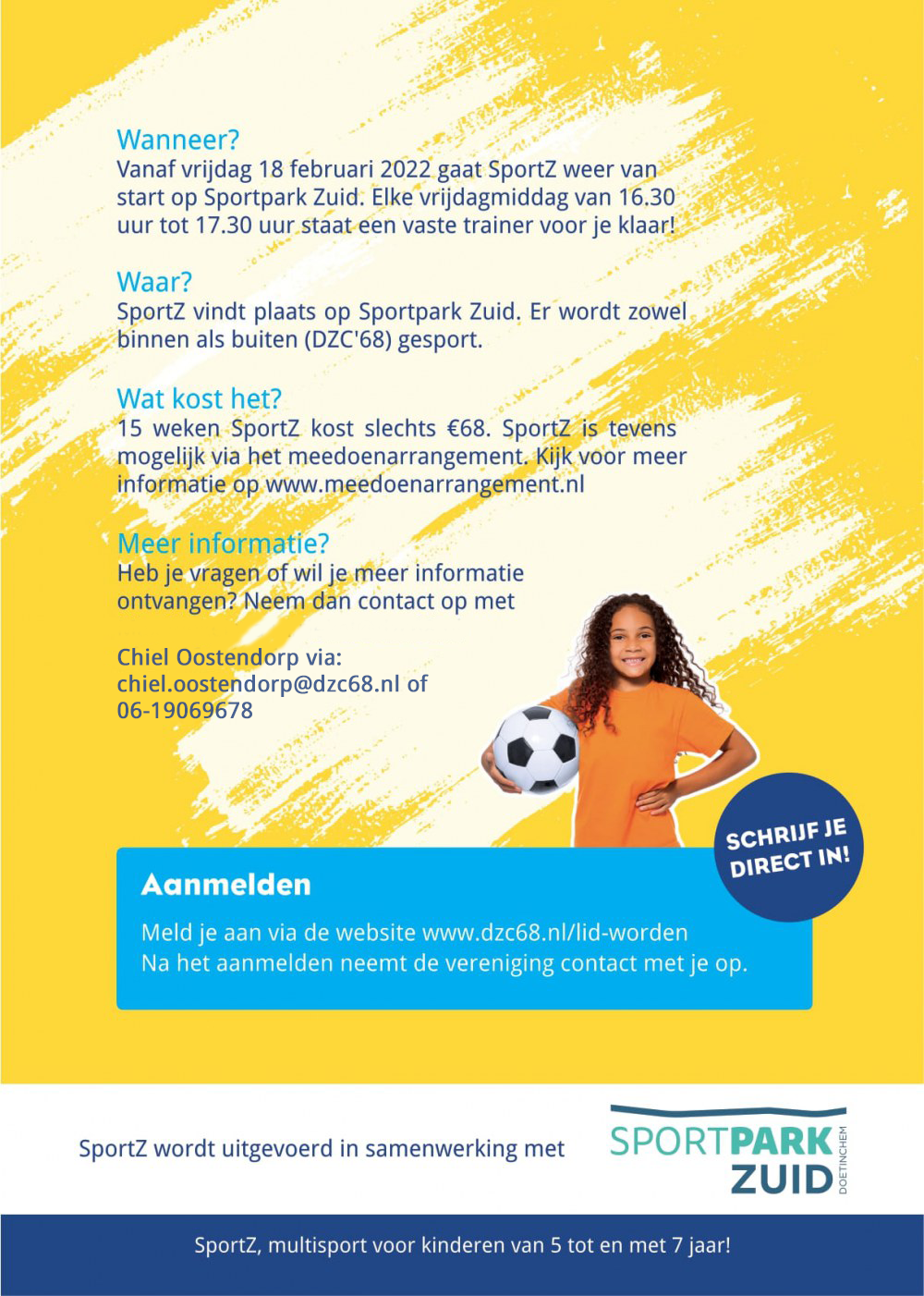 Sportz, ontdek je sport op Sportpark Zuid