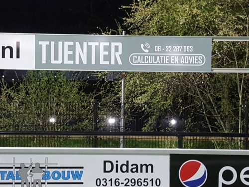 Tuenter Calculatie en Advies bordsponsor DZC'68