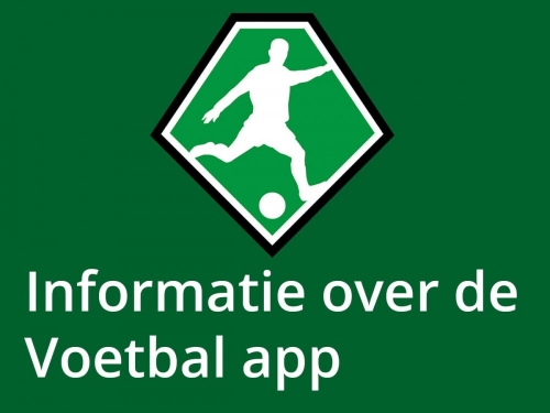 Info over de voetbal.nl app