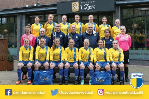 Vrouwen 1 wint en kijkt weer naar boven