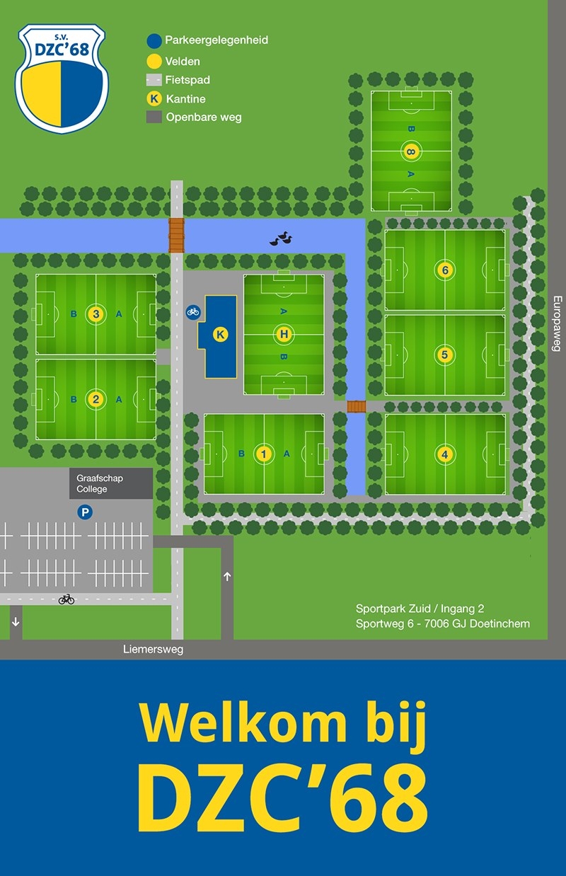 Plattegrond van ons park