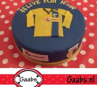  Gaabs.nl zorgde voor een mooie en heerlijke taart!