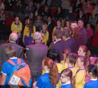 Aftrap Nationale Sportweek met minister van Volksgezondheid E.Schipper