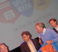 Aftrap Nationale Sportweek met minister van Volksgezondheid E.Schipper