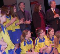 Aftrap Nationale Sportweek met minister van Volksgezondheid E.Schipper