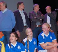 Aftrap Nationale Sportweek met minister van Volksgezondheid E.Schipper